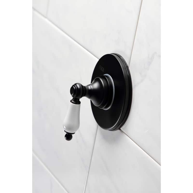 Kingston Brass Single-Handle Three-Way Diverter Valve with Trim Kit