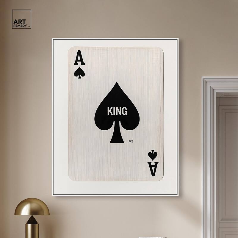 King of Spades Canvas by Art Remedy