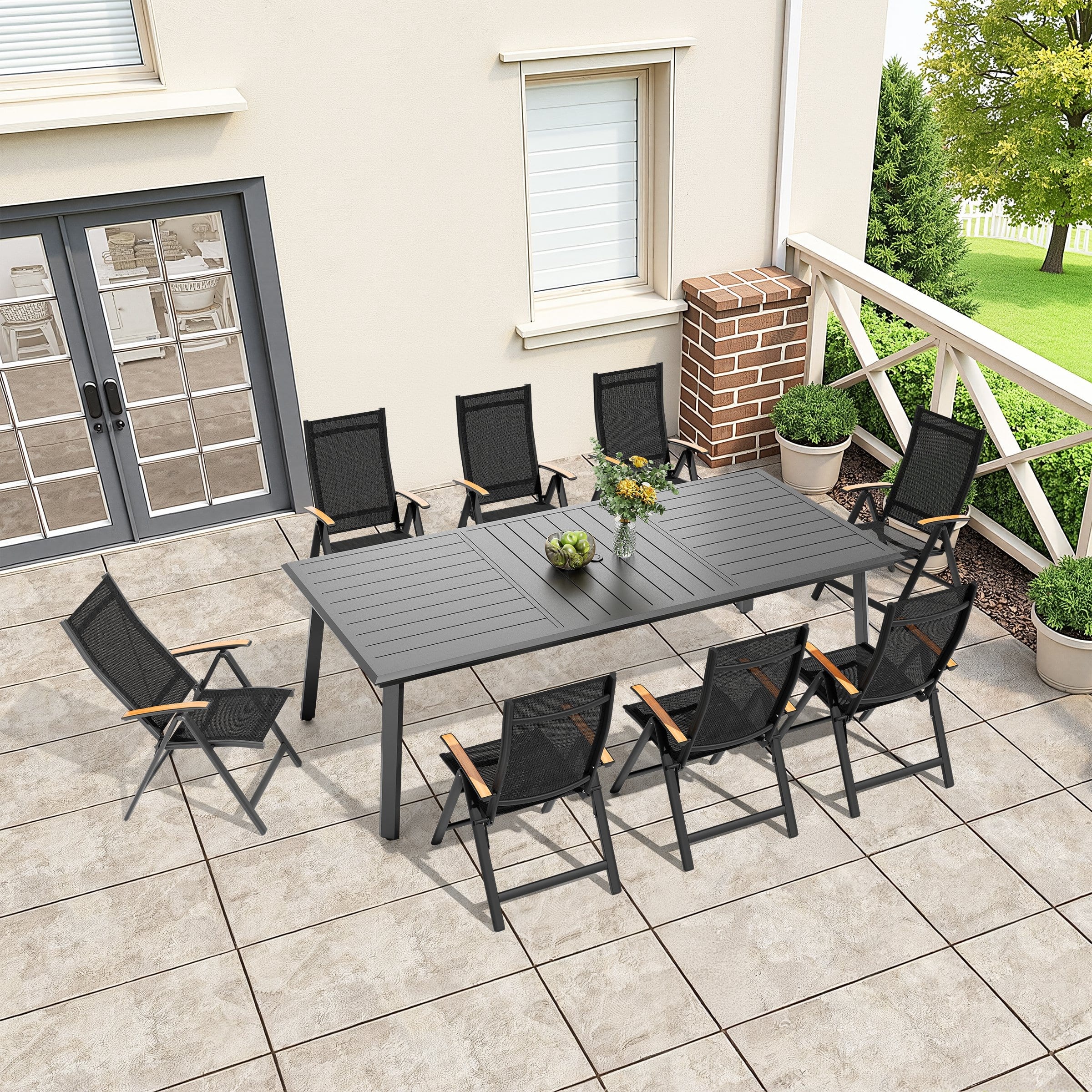 Option Set of 9 - 93.9 inches long table