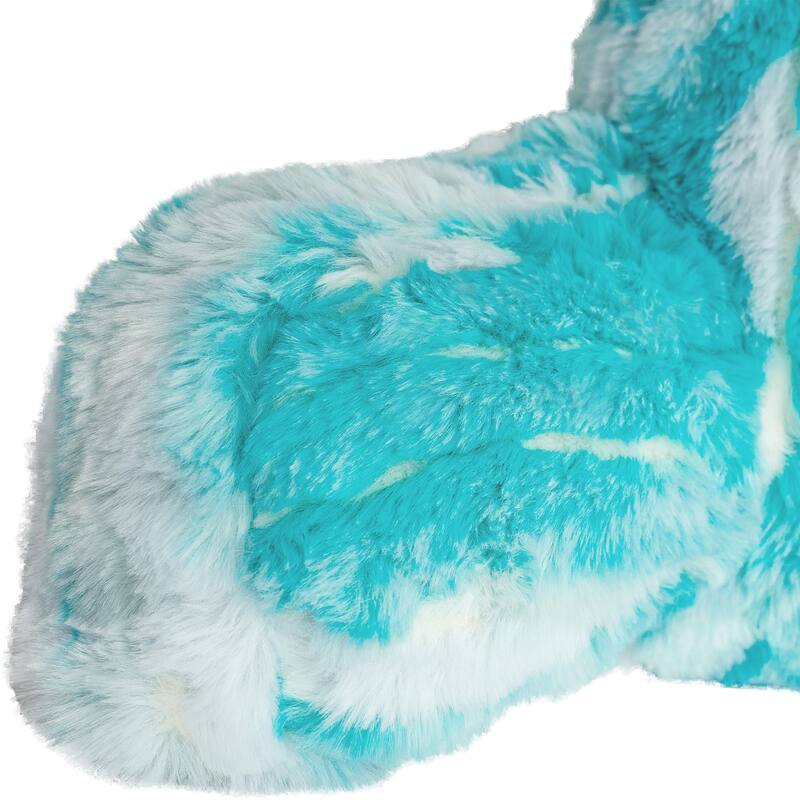 Jacquard FauxFur BedRest, 20" x 18" x 17"
