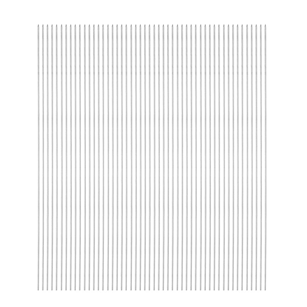 50pcs Kebob Skewers 29cm x 1.3mm Round BBQ Grill Sticks - 29cm x 1.3mm