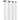 Curtain Jacquard Holli White - 96" x 54" - 96" x 54"