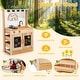 preview thumbnail 6 of 8, Costway Mud Kitchen for Kids with Planting Pots Stovetops Removable - See Details
