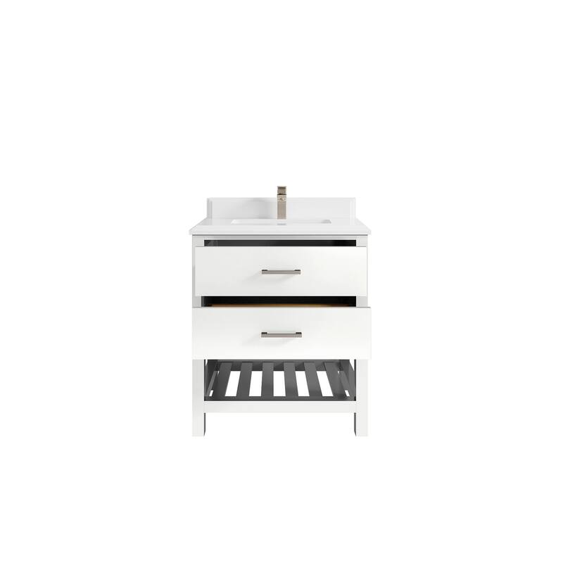 Willow Collections 30 in. W x 22 in. D Parker Single Sink Bathroom Vanity with Countertop