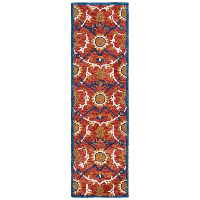 SAFAVIEH Handmade Blossom Rositza Floral Wool Rug