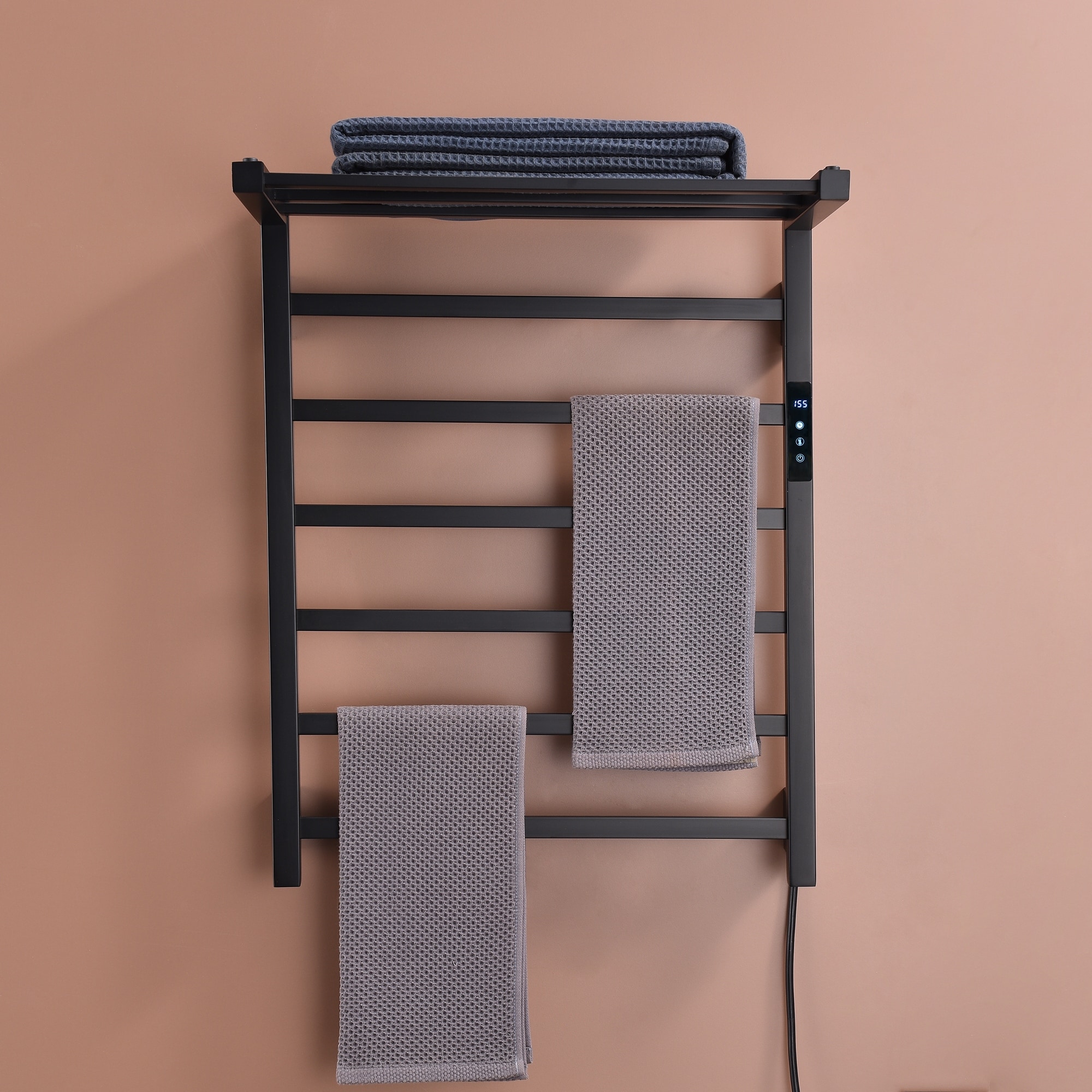 Heated towel drying rack bed bath and beyond cheap
