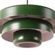 preview thumbnail 20 of 32, Industrial Adjustable Chandelier 1-Light Pendant Light with 3-Layer Metal Shade, Vintage Hanging Lamp for Living Room