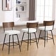 preview thumbnail 57 of 136, 26"/29" Faux Leather Swivel Counter/Bar Stools Set of 2/3