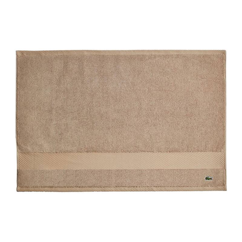 Lacoste Heritage Supima Cotton Bath Mat - Sand