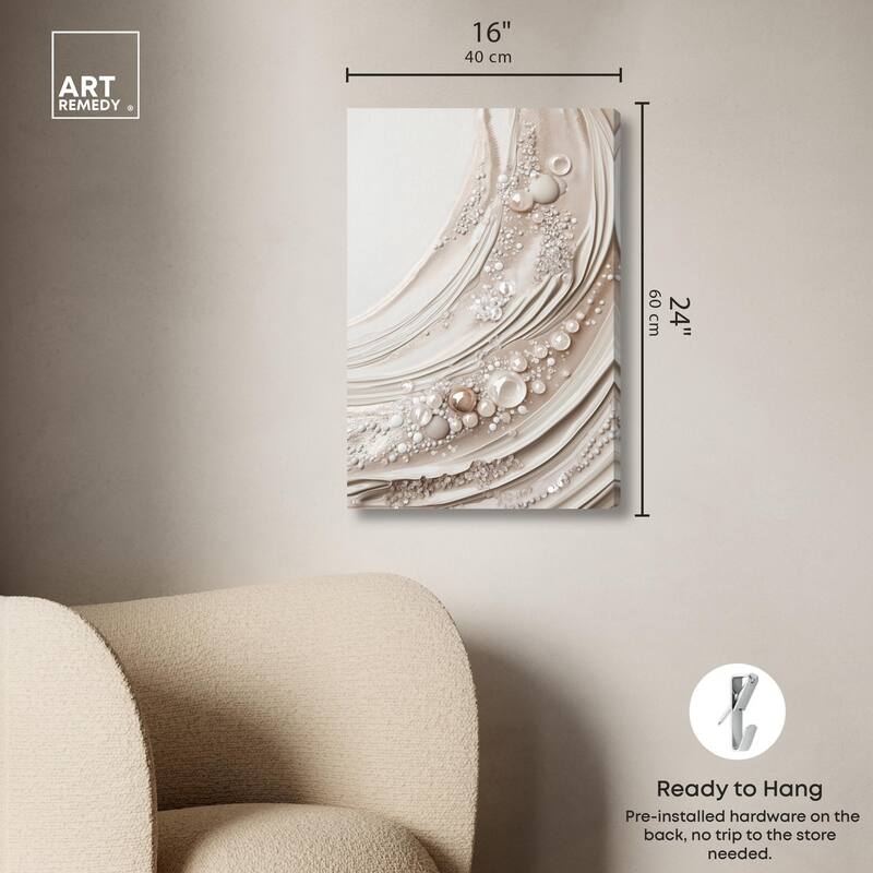 Chromatic Concretions II Canvas by Art Remedy, Gallery Wrapped