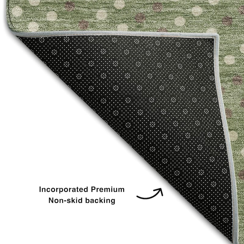 Premium Washable Super Soft Modern Confetti Mayfield Rug
