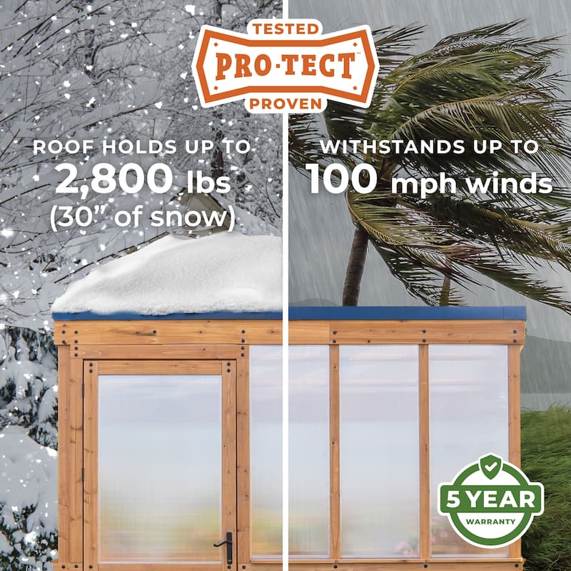 Backyard Discovery 9 x 6 Willow Greenhouse