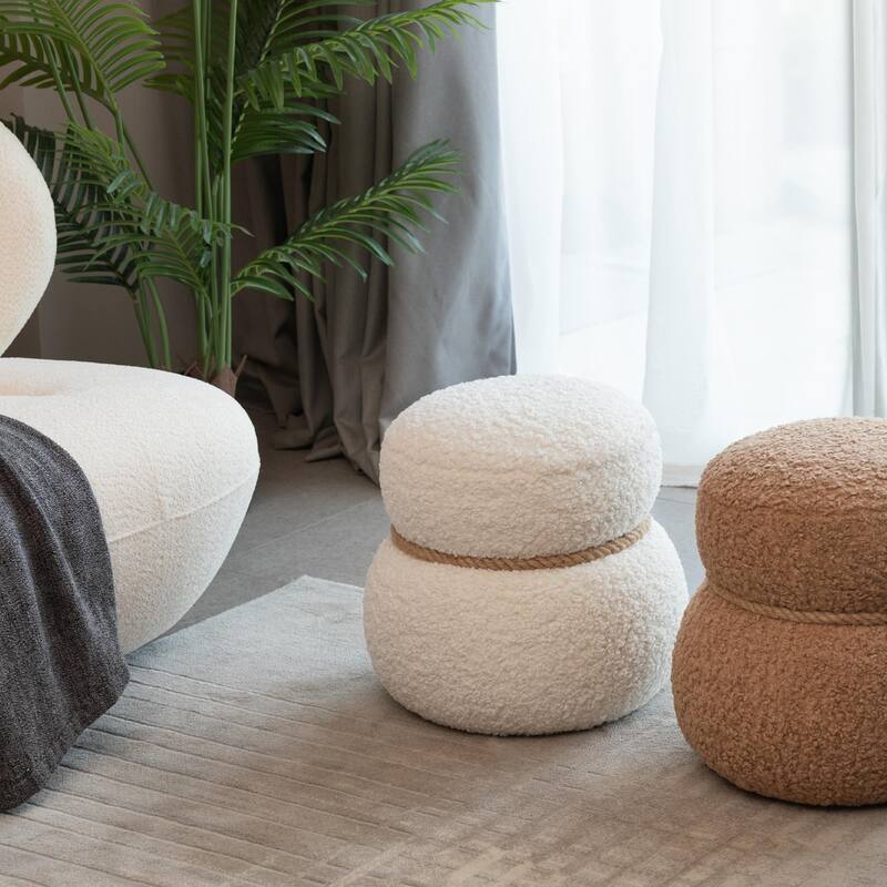 Modern Playful Cute Snowman Stool