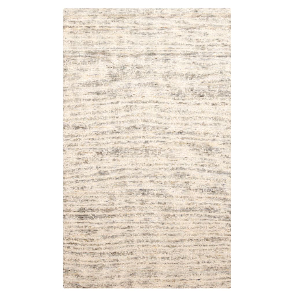 ECARPETGALLERY Braid weave Sienna Cream Wool Rug - 4'11 x 8'1