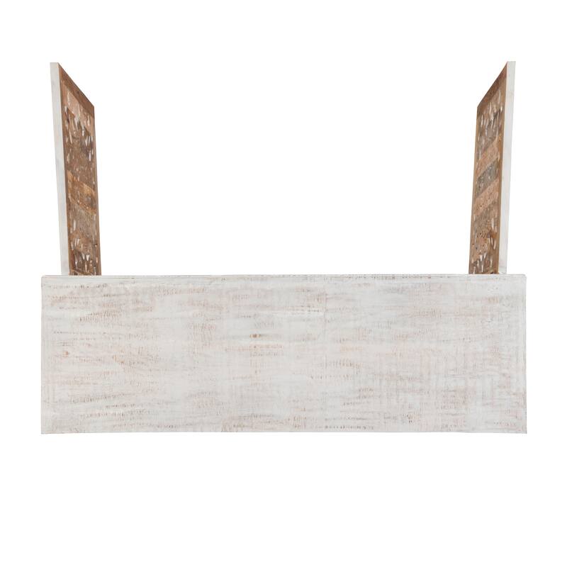 Heaton 2-Door Bohemian Wooden Cabinet