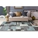 preview thumbnail 6 of 54, World Rug Gallery Distressed Modern Boxes Plush Shag Area Rug