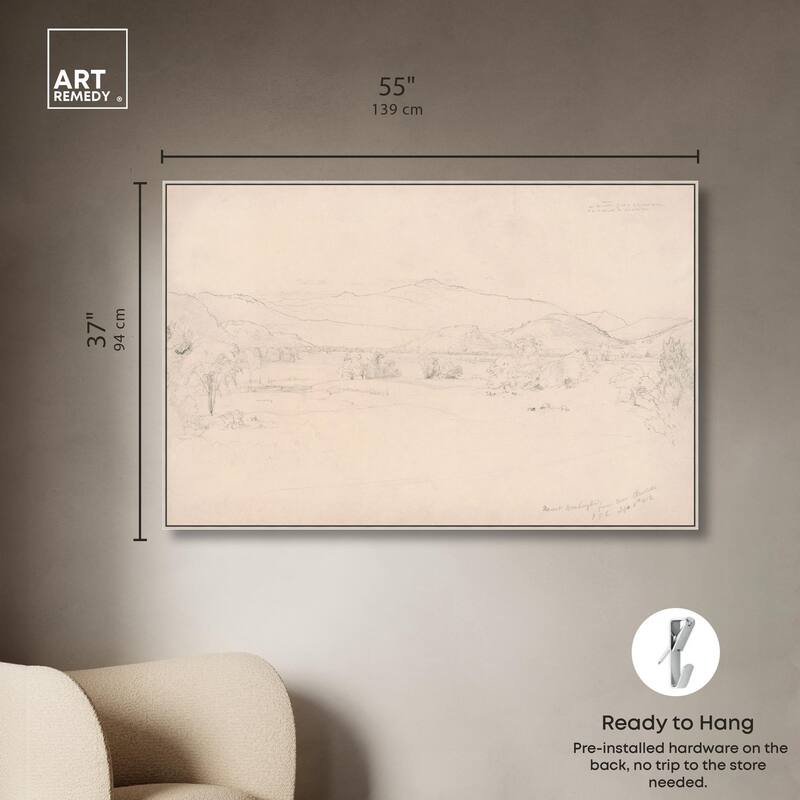 Study for View Mt. Washington Canvas by Art Remedy