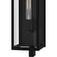 preview thumbnail 4 of 3, Matte Black Outdoor Wall Lantern from the Dale Collection