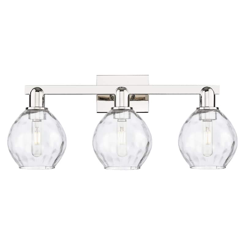 Innovations Lighting 716-3W-11-25 Waverly Vanity Waverly 3 Light 25" - Polished Nickel / Clear