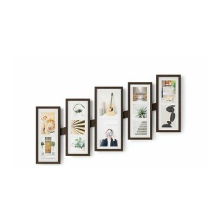 Umbra Shuffle Picture Frame (5-Pack, Aged Walnut) - Bed Bath & Beyond ...