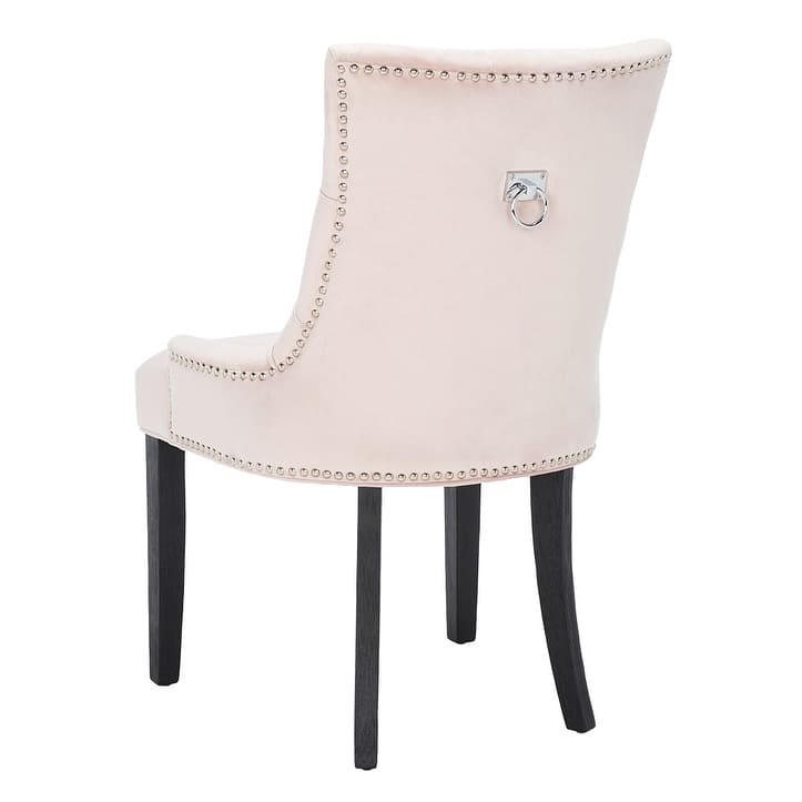 SAFAVIEH Chelsey Grey Ring Dining Chair (Set of 2) - 22" x 25.6" x 36.4" - 22"W x 25"D x 36"H
