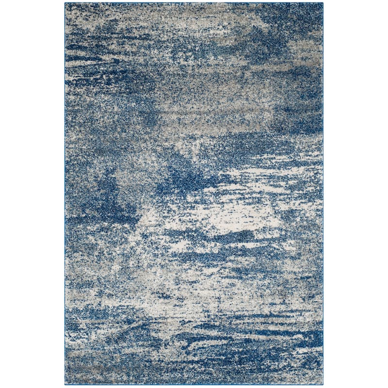 SAFAVIEH, Evoke Yukako Modern Abstract Distressed Rug