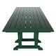 preview thumbnail 40 of 49, Laguna Hdpe All Weather Outdoor Patio 71" Rectangular Dining Table