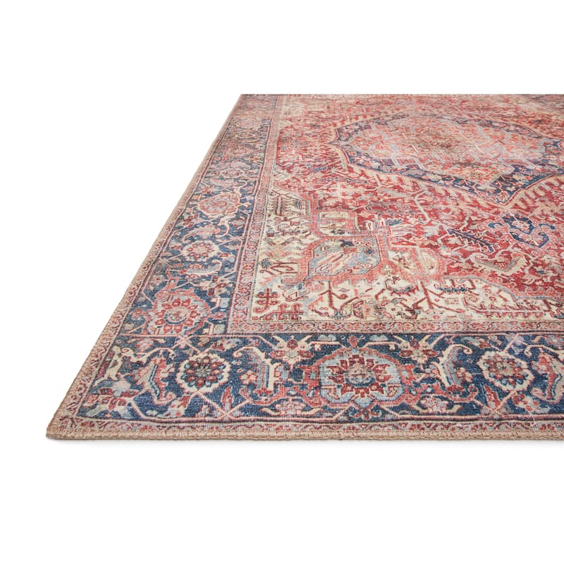 Alexander Home Victoria Bohemian Medallion Printed Vintage Area Rug