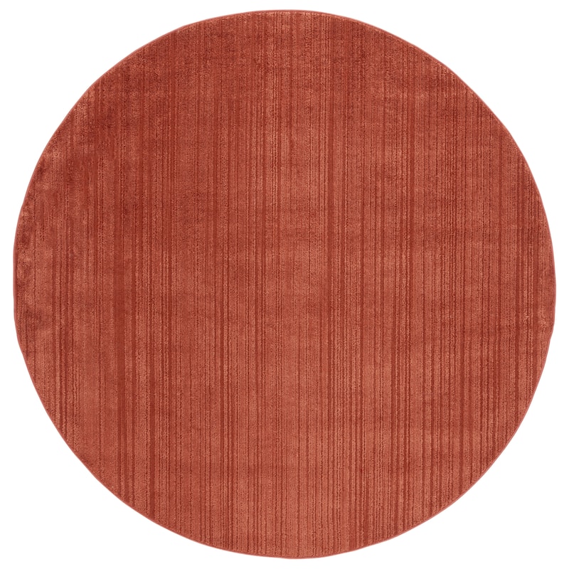 SAFAVIEH Harmony Kerys Contemporary Rug - 6'7" Round - Rust