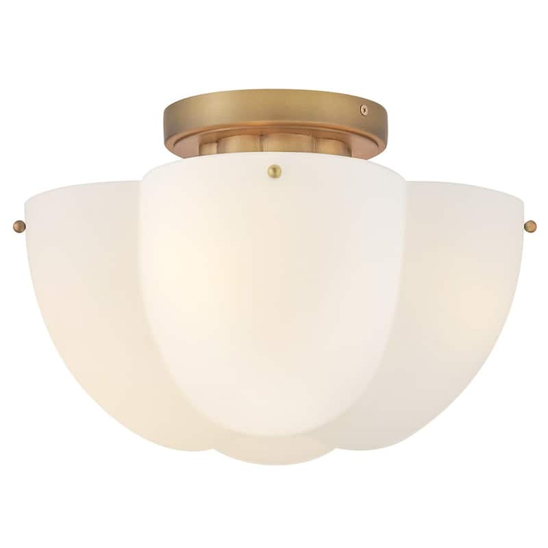 Hinkley Lighting 47583 Becca 4 Light 14" Wide Semi-Flush Bowl Ceiling