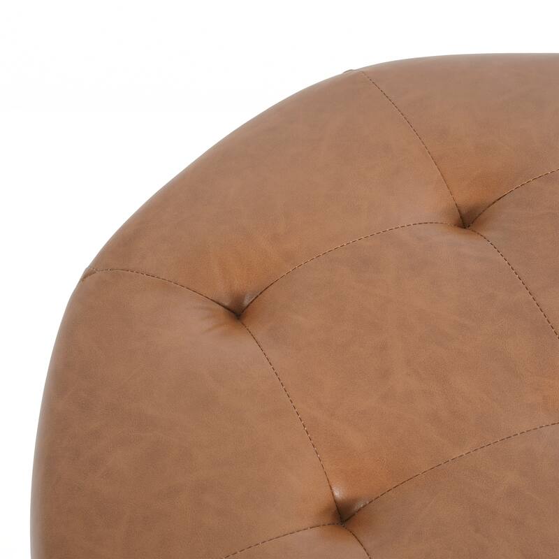 Upholstered Round Ottoman