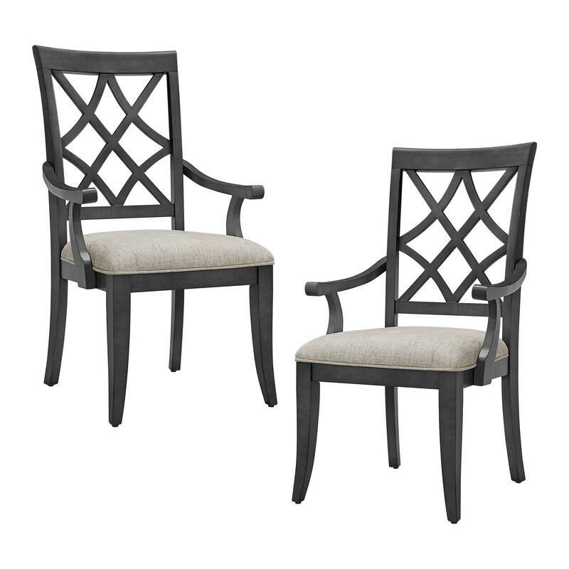 Mid Century Style Linen Upholstered Dining Chair