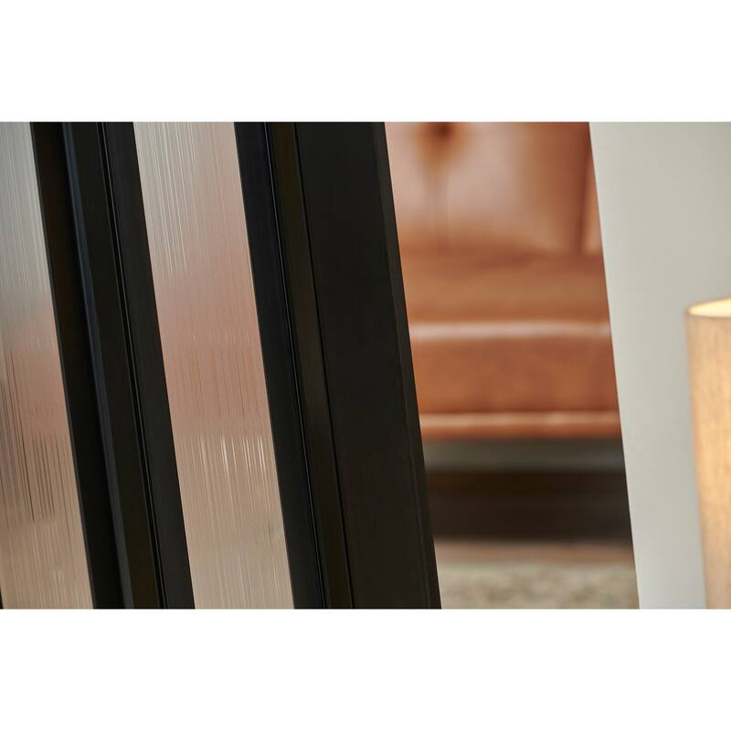 Homestyle Metro Black Rain PVC 36-inch Folding Door