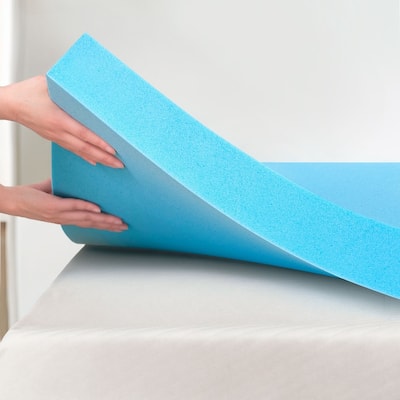 Subrtex Comfort Gel-infused Memory Foam Mattress Topper