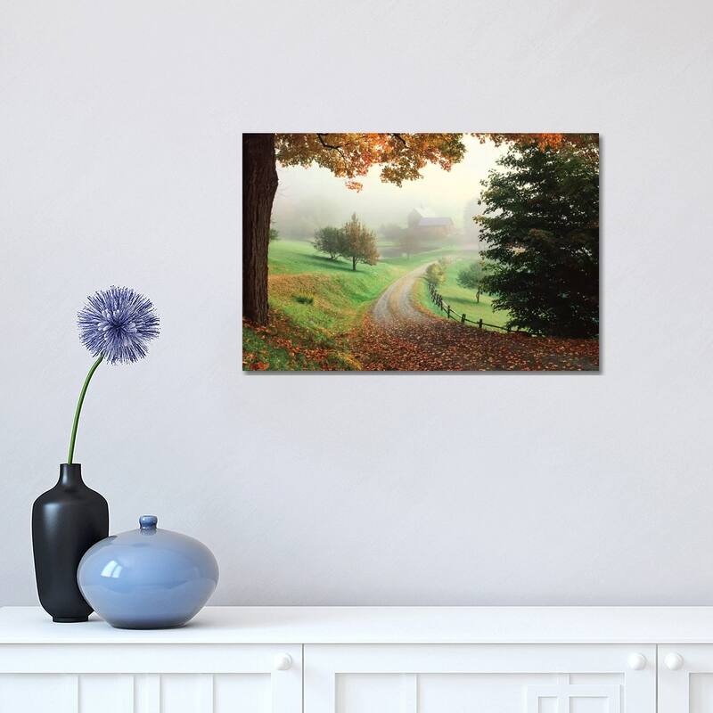 iCanvas "Sleepy Hollow Farm" by Michael Cahill Canvas Print - 12x18x1.5