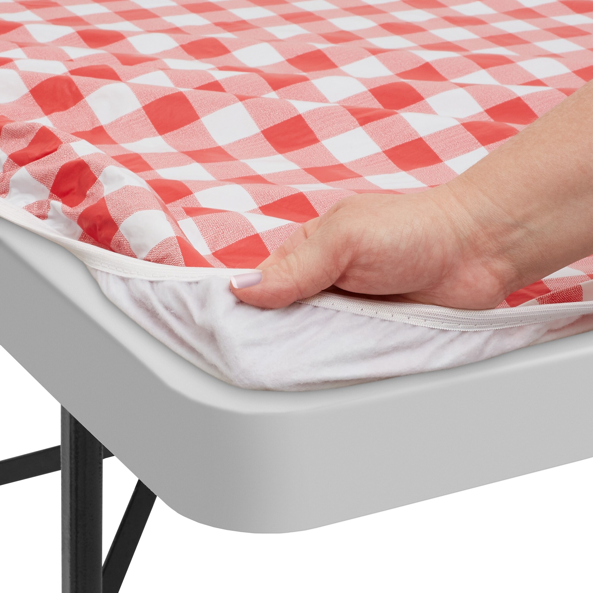 Flannel backed best sale vinyl tablecloth
