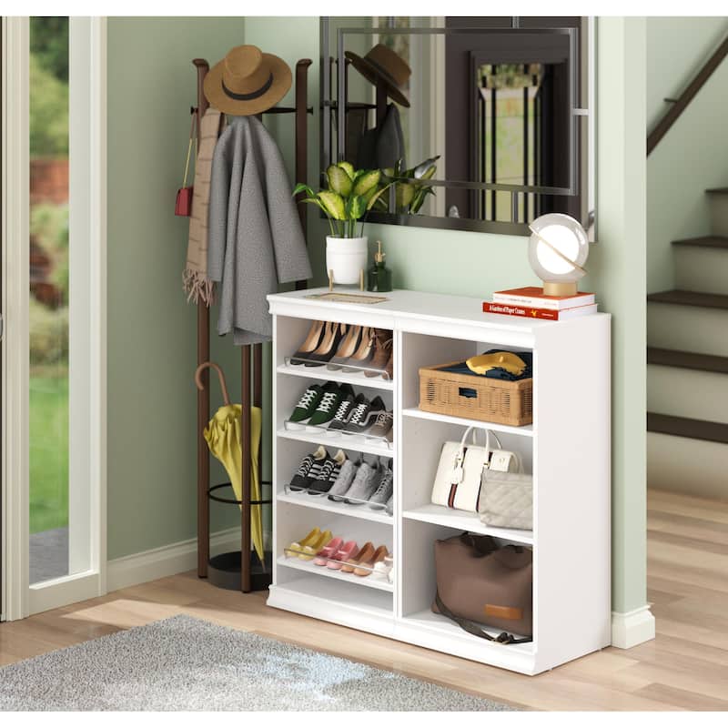 ClosetMaid Modular Storage 21.38-inch W 7-Shelf Wood Closet System with Shoe Storage