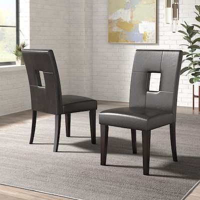 Brda Keyhole Back Dining Chairs (Set of 2)