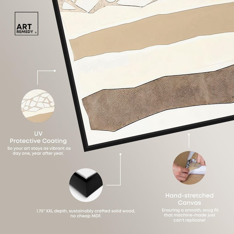 Relief Rifts I Canvas by Art Remedy