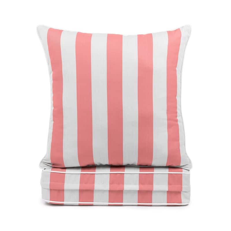 Sherry Kline Indoor/Outdoor Cabana Stripe Deep Seat Cushion (Seat & Back)