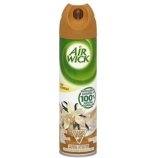 air options freshener Aerosol Shipping Orders  Vanilla Shop Freshener, Indulgence Wick Free On Air 8 oz Air Spray
