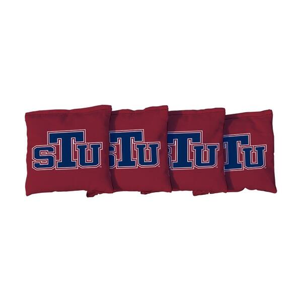 slide 2 of 3, St. Thomas Bobcats Red Cornhole Bags All-Weather Resin Filled