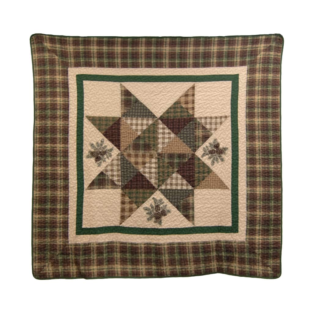 Donna Sharp Pine Star Cotton Throw