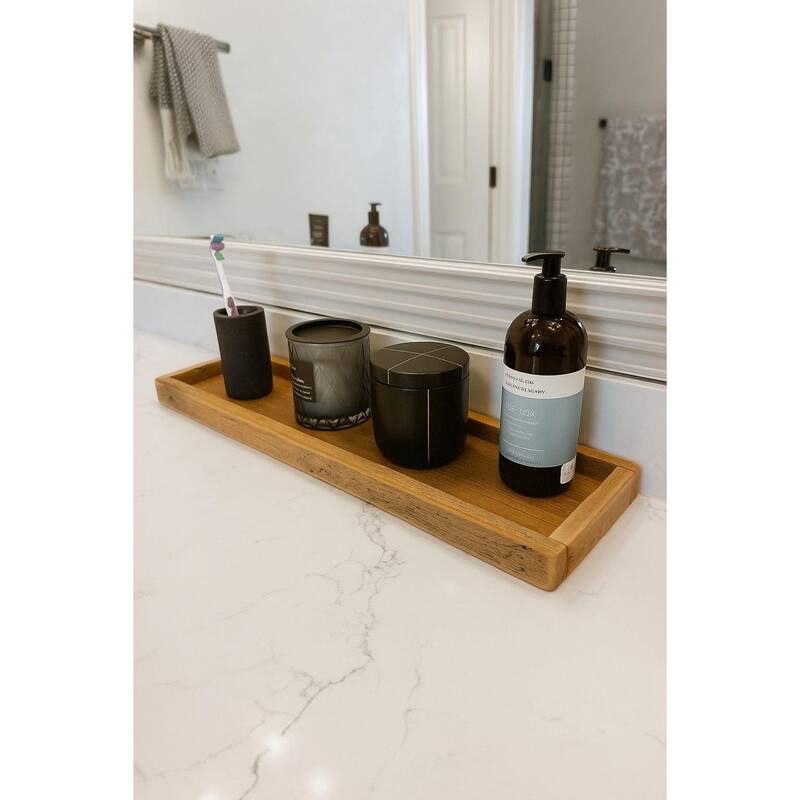 Reclaimed Wood Tray 24x6