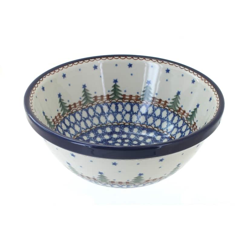 Blue Rose Polish Pottery Ceramika Artystyczna Cereal Bowl - Rustic Pines