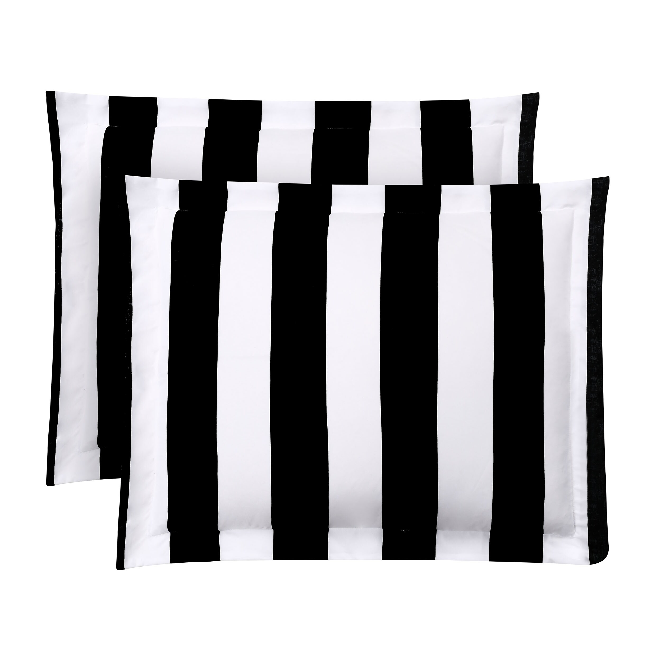 Queen Size Details about   Juicy Couture Cabana Stripe Reversible Bedding Set Black and 