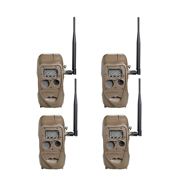 Shop Cuddeback Cuddelink J Series Long Range Ir 20mp Trail Camera 4 Pack Overstock 22888206