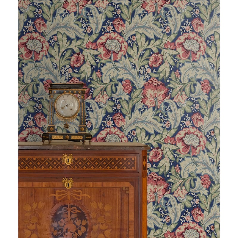Seabrook Designs Acanthus Garden Nonwoven Unpasted Wallpaper