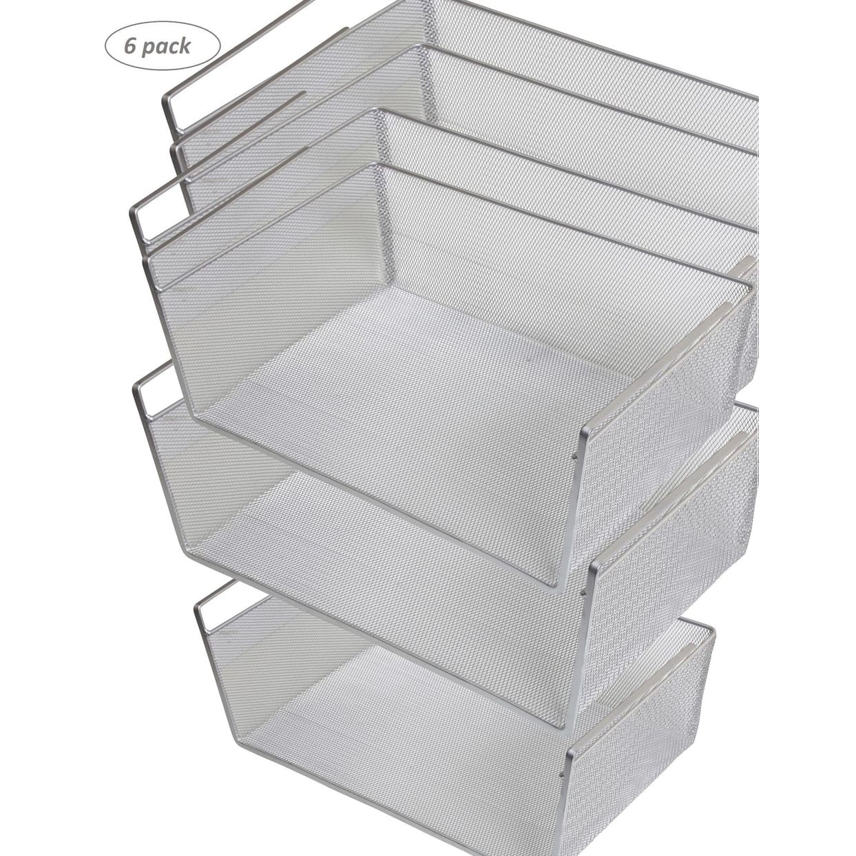 Under Shelf Basket, Mesh Stainless Steel Storage Under Hanging