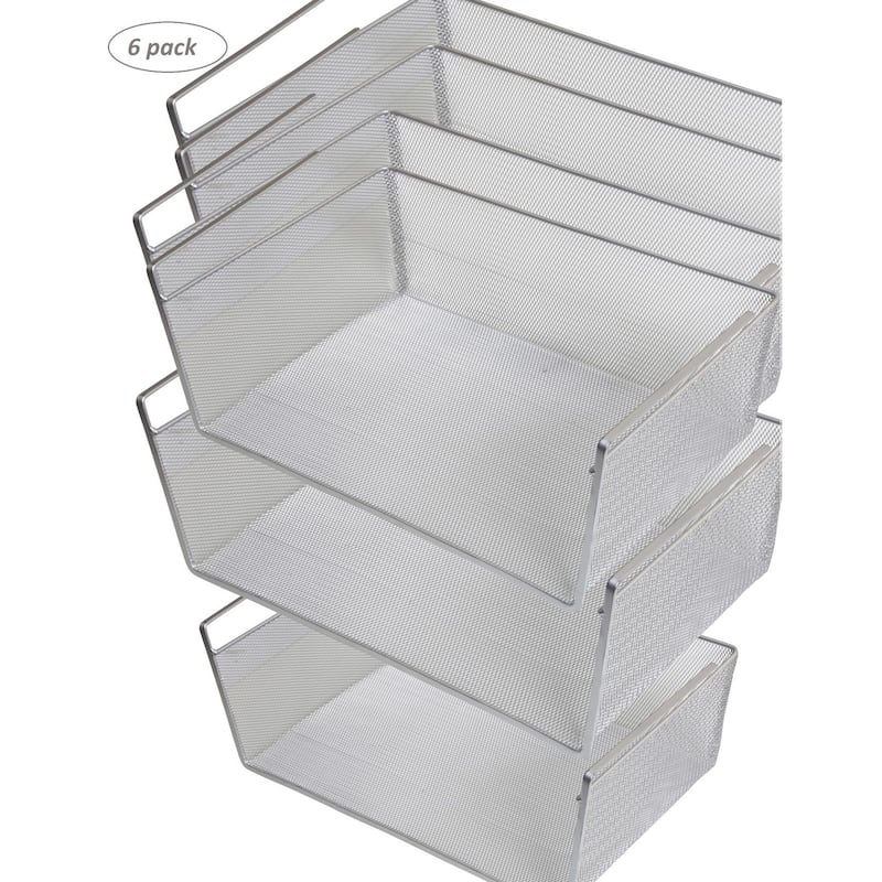 Under Shelf Basket, Mesh Stainless Steel Storage Under Hanging